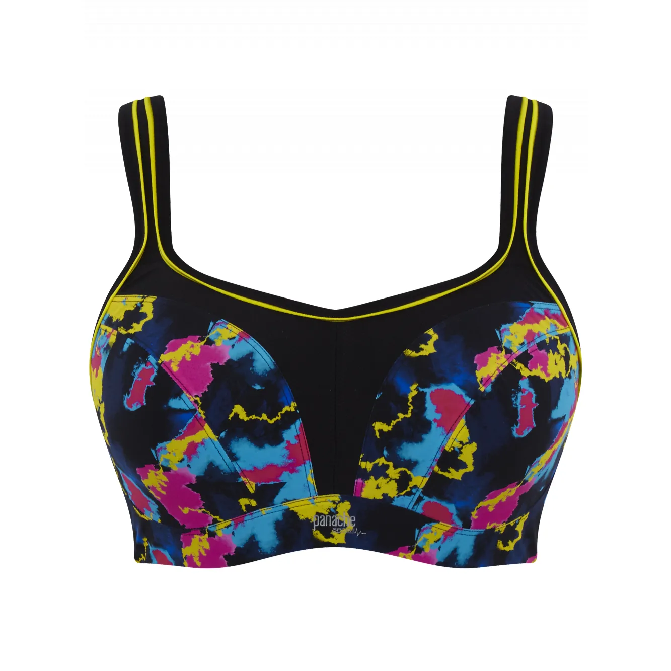 Panache Wired Sports Bra - Electric Print