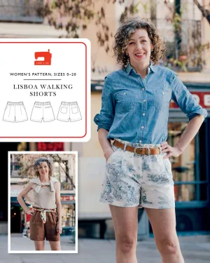 PDF Pattern - Lisboa Walking Shorts | Liesl   Co