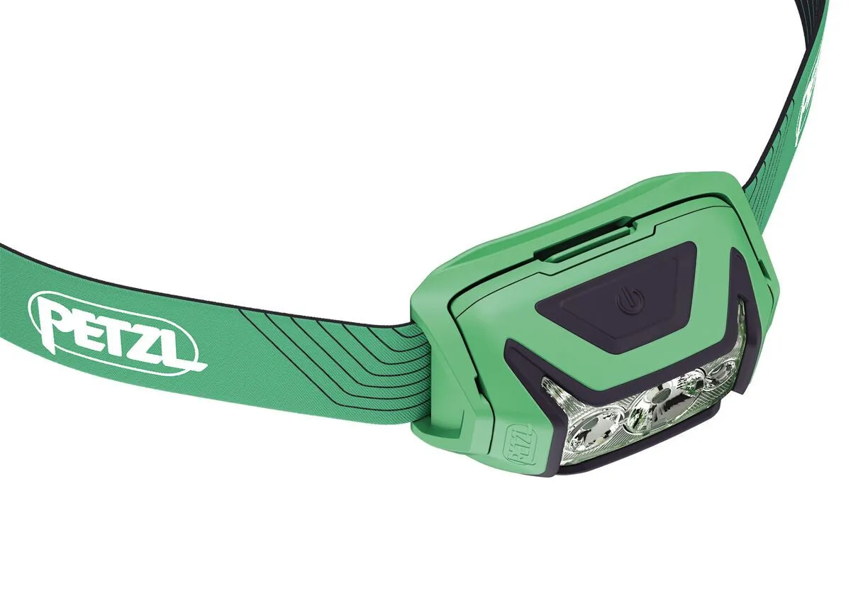 Petzl Actik Headlamp | Powerful, easy-to-use headlamp with red lighting. 450 lumens