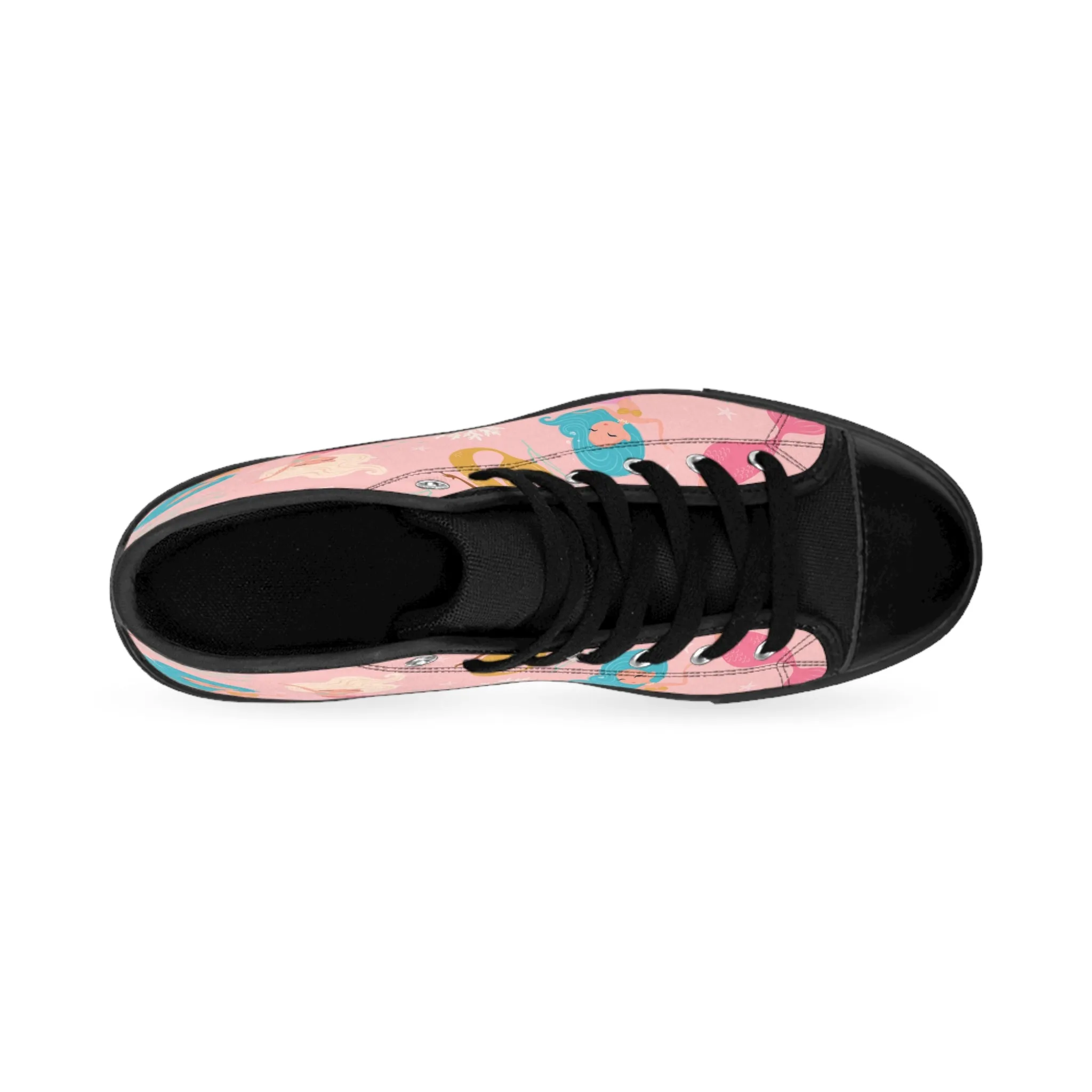 Pink Mermaids Women's Classic Sneakers