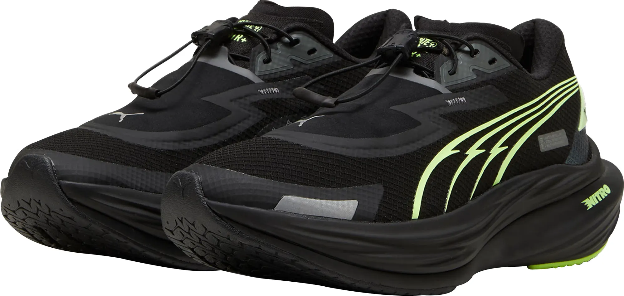 Puma Deviate Nitro 3 WTR  Womens Running Shoes - Black