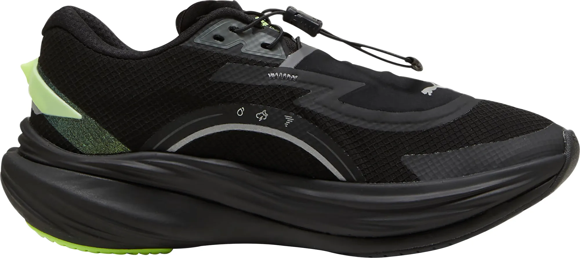 Puma Deviate Nitro 3 WTR  Womens Running Shoes - Black