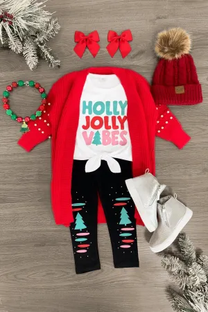 "Holly Jolly Vibes" Legging Set