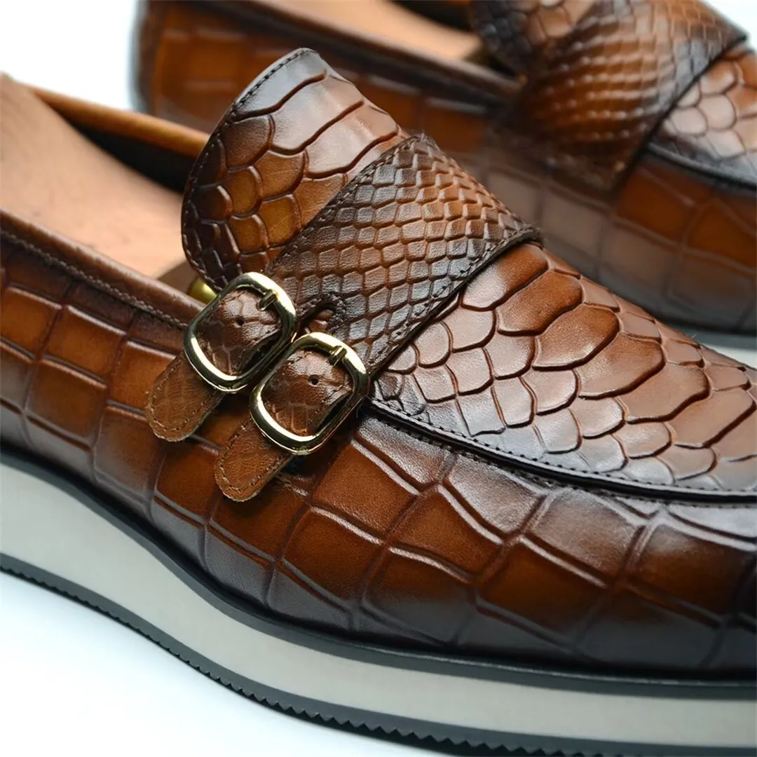 Refined Elegance Slip-On Leather Shoes