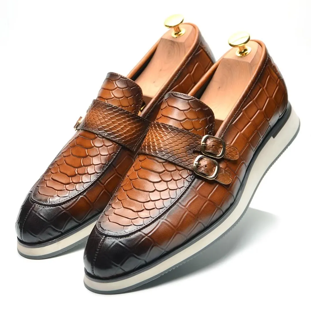 Refined Elegance Slip-On Leather Shoes