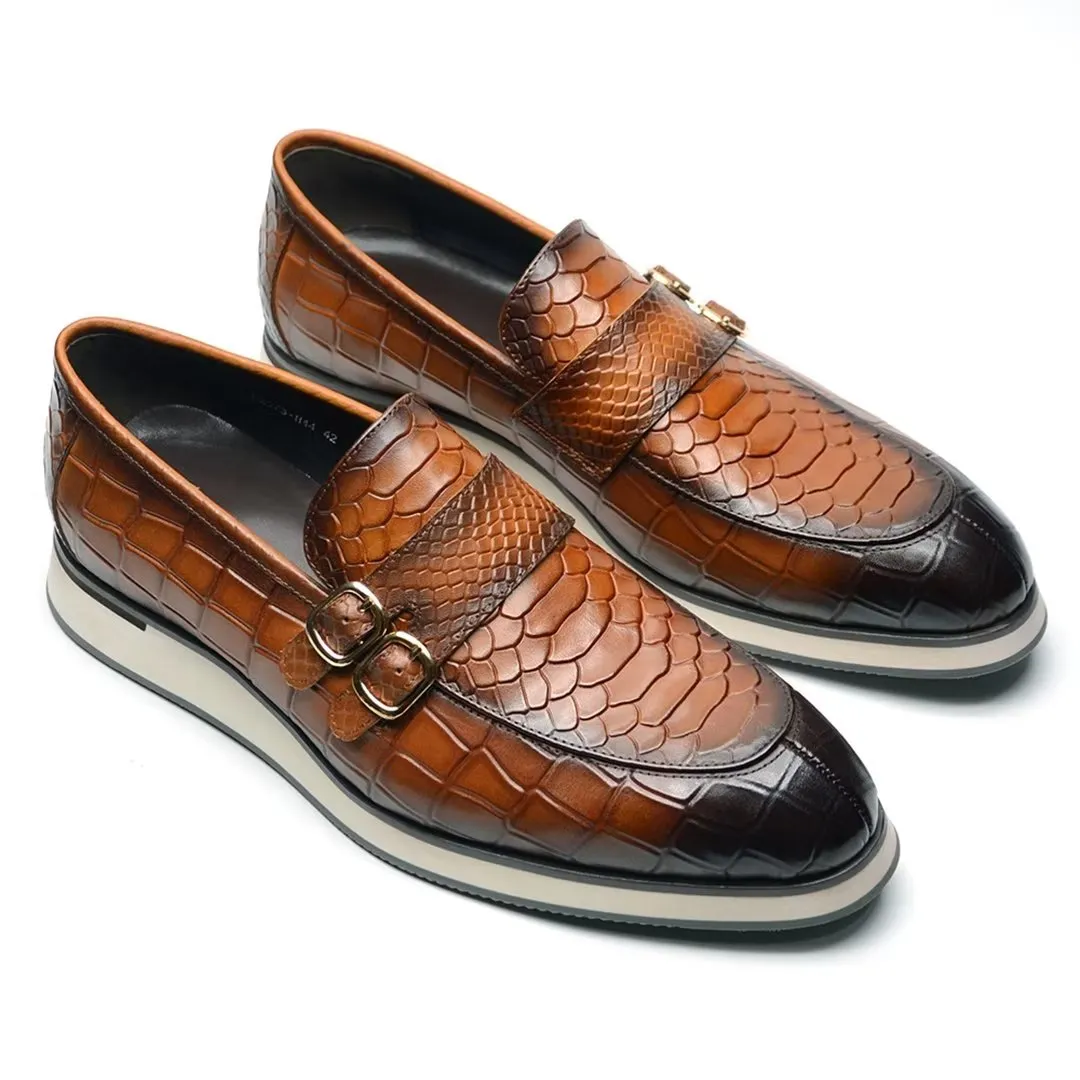 Refined Elegance Slip-On Leather Shoes