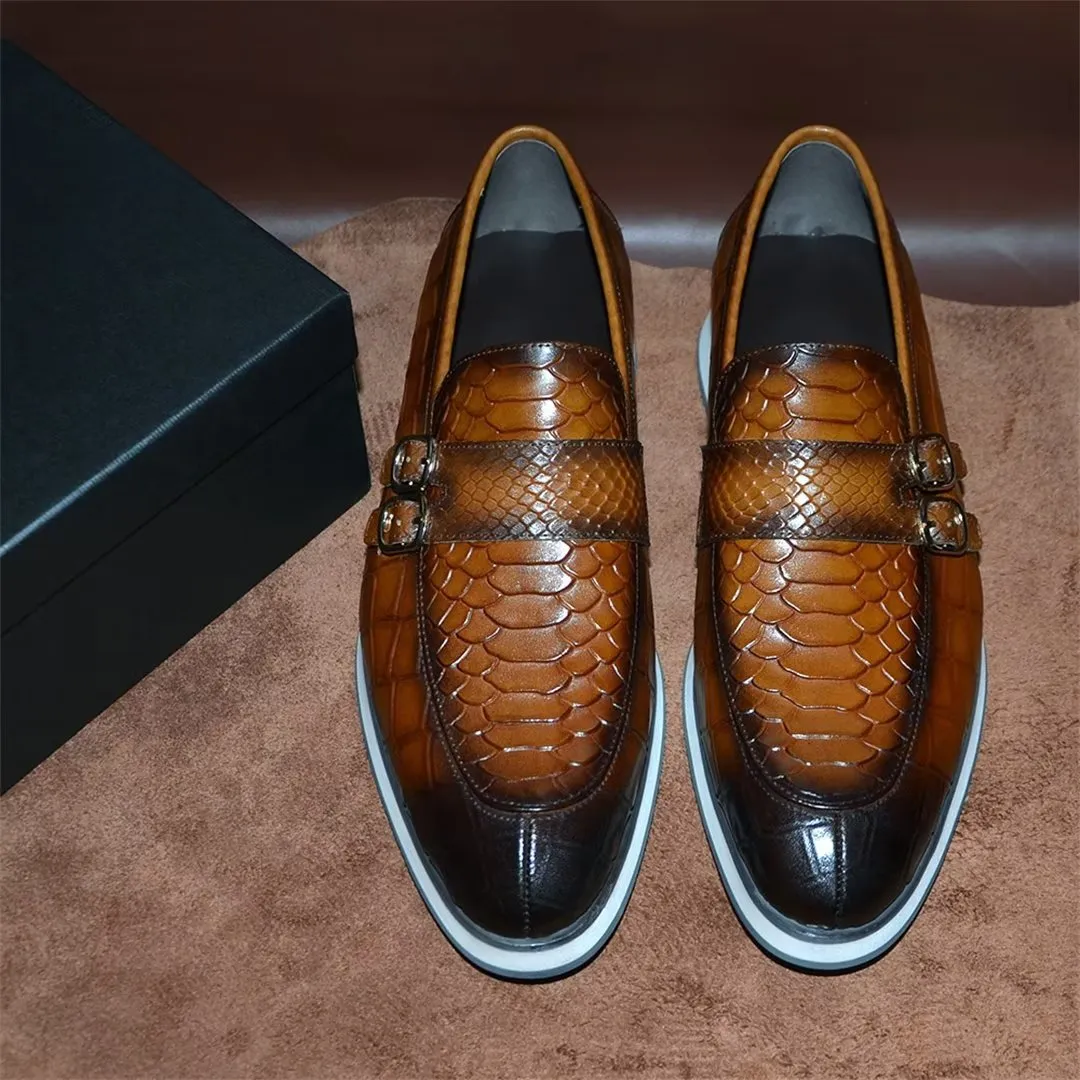 Refined Elegance Slip-On Leather Shoes