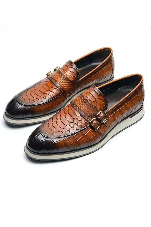 Refined Elegance Slip-On Leather Shoes