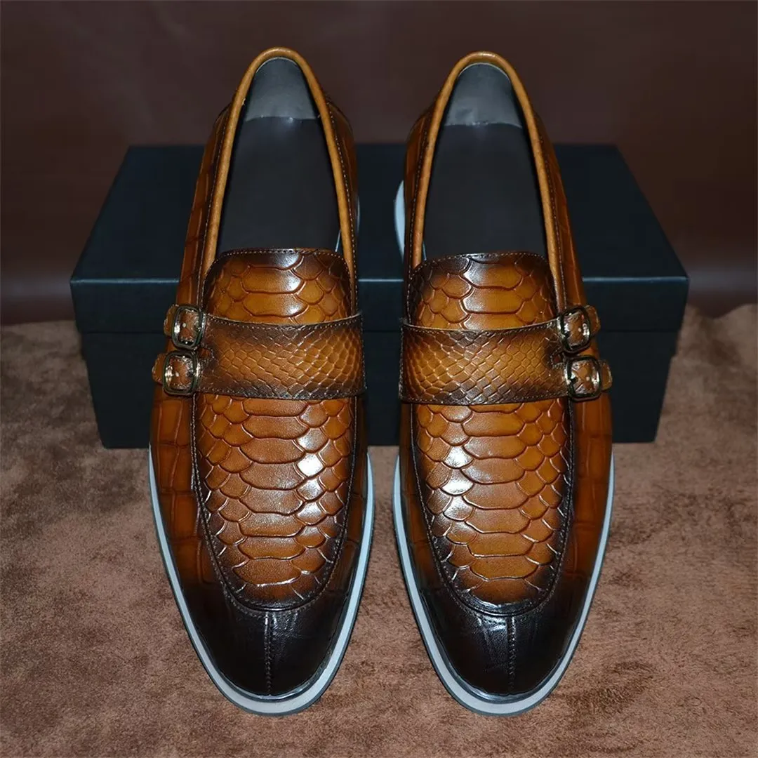 Refined Elegance Slip-On Leather Shoes