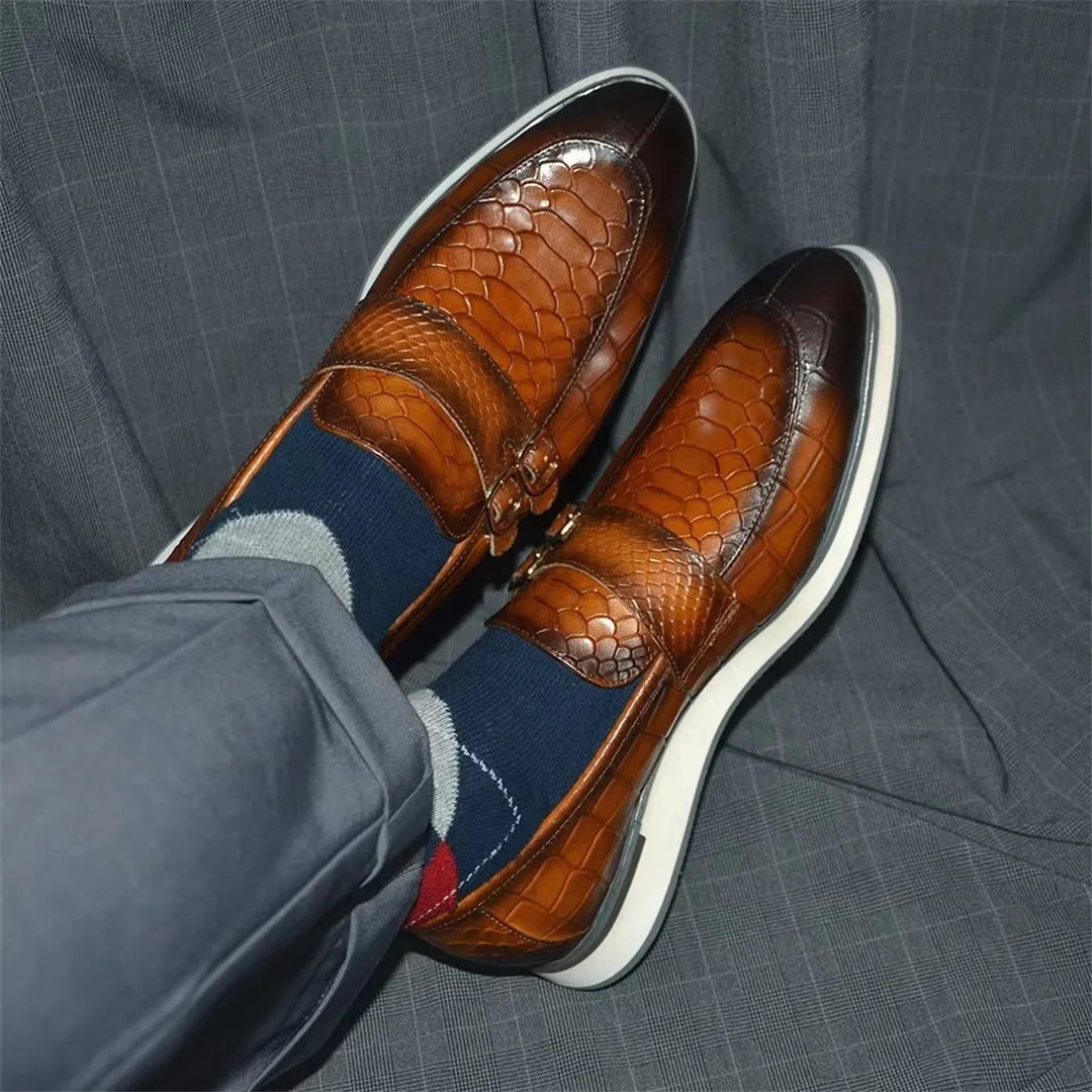 Refined Elegance Slip-On Leather Shoes