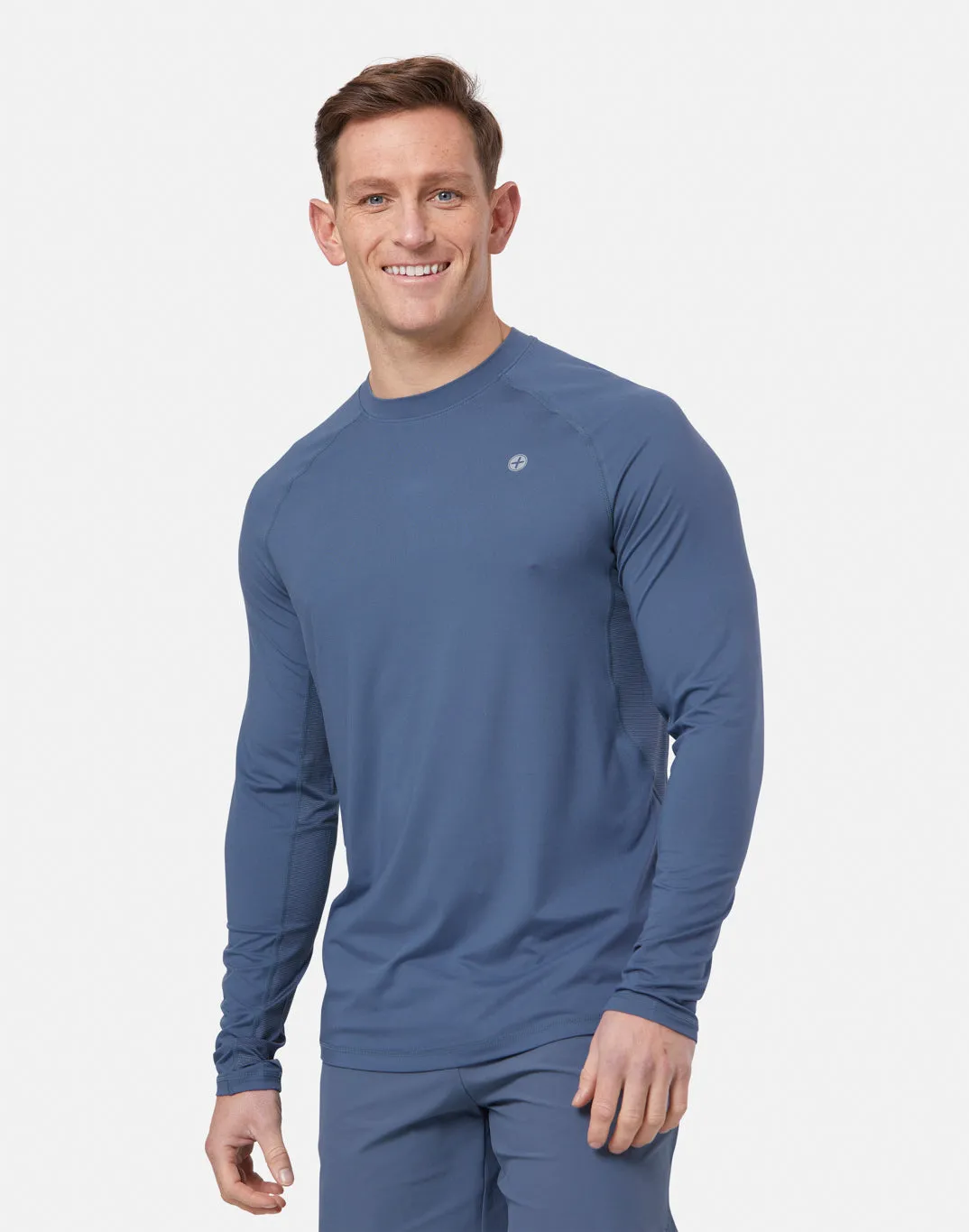 Relentless Long Sleeve Tee in Thunder Blue