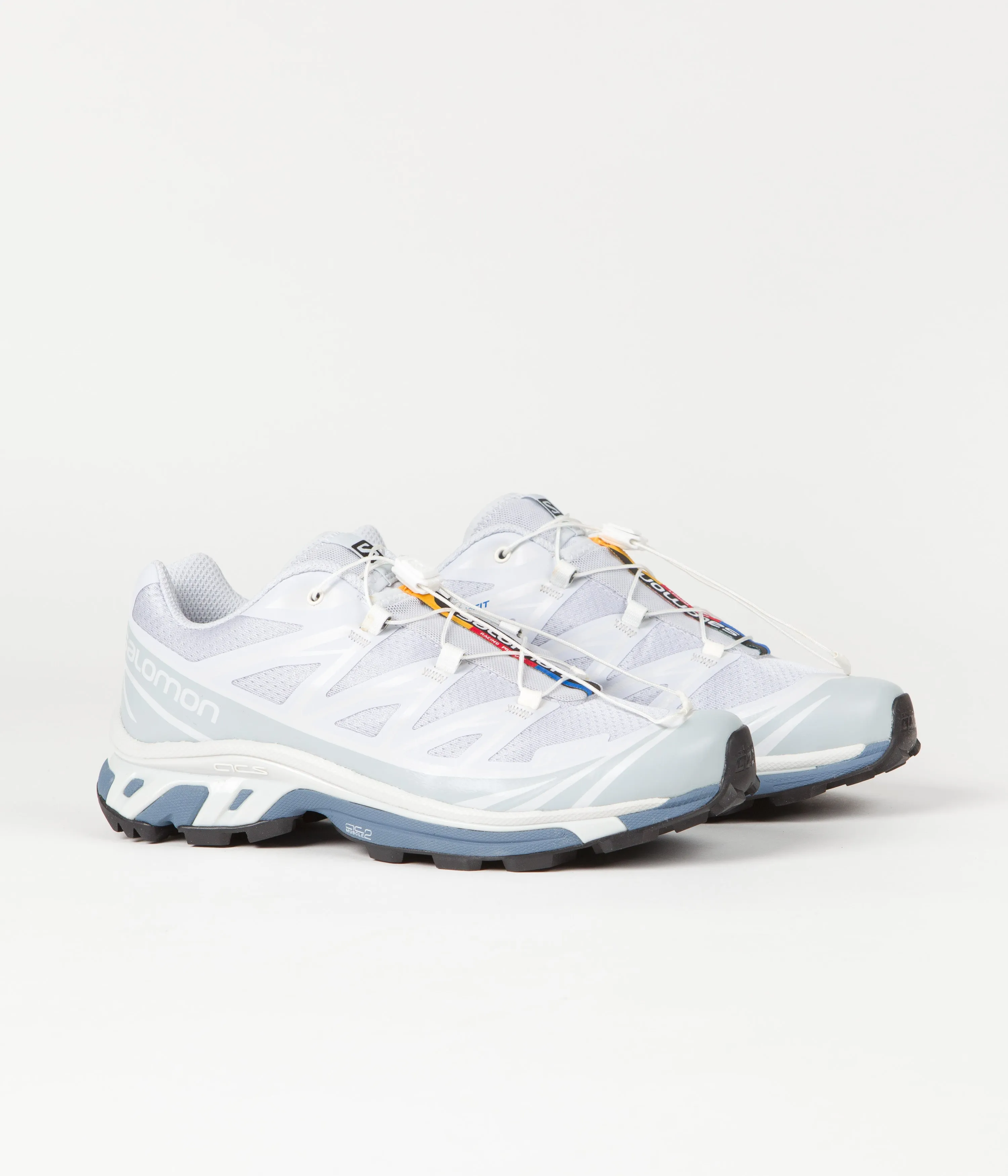 Salomon XT-6 Shoes - Arctic Ice / China Blue / Lunar Rock