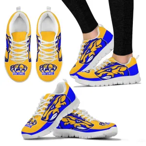 Simeon Mascot Sneaker-258B Women-blue/gold