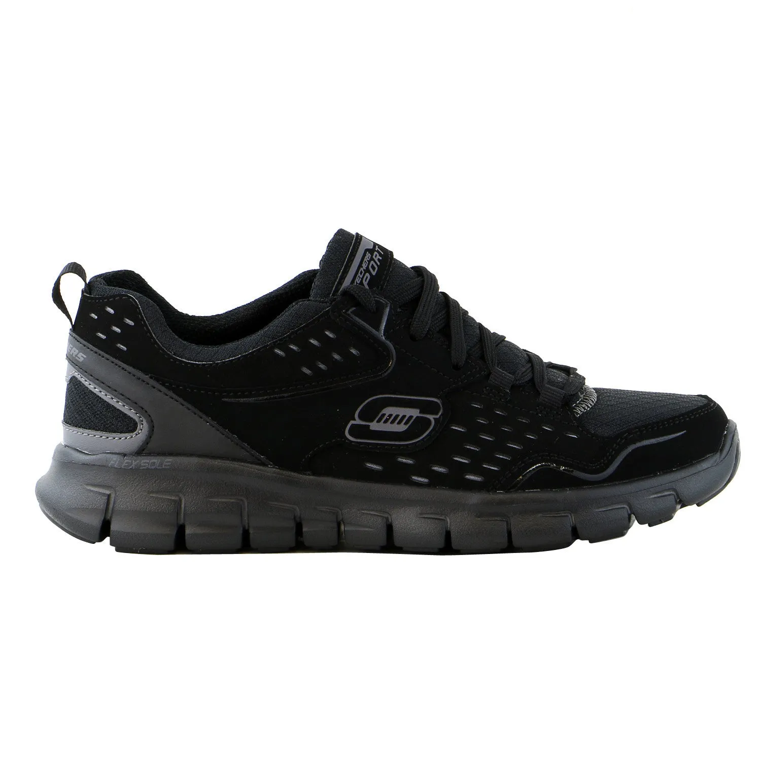 Skechers Synergy A Lister Training Sneaker Shoe - Black - Womens