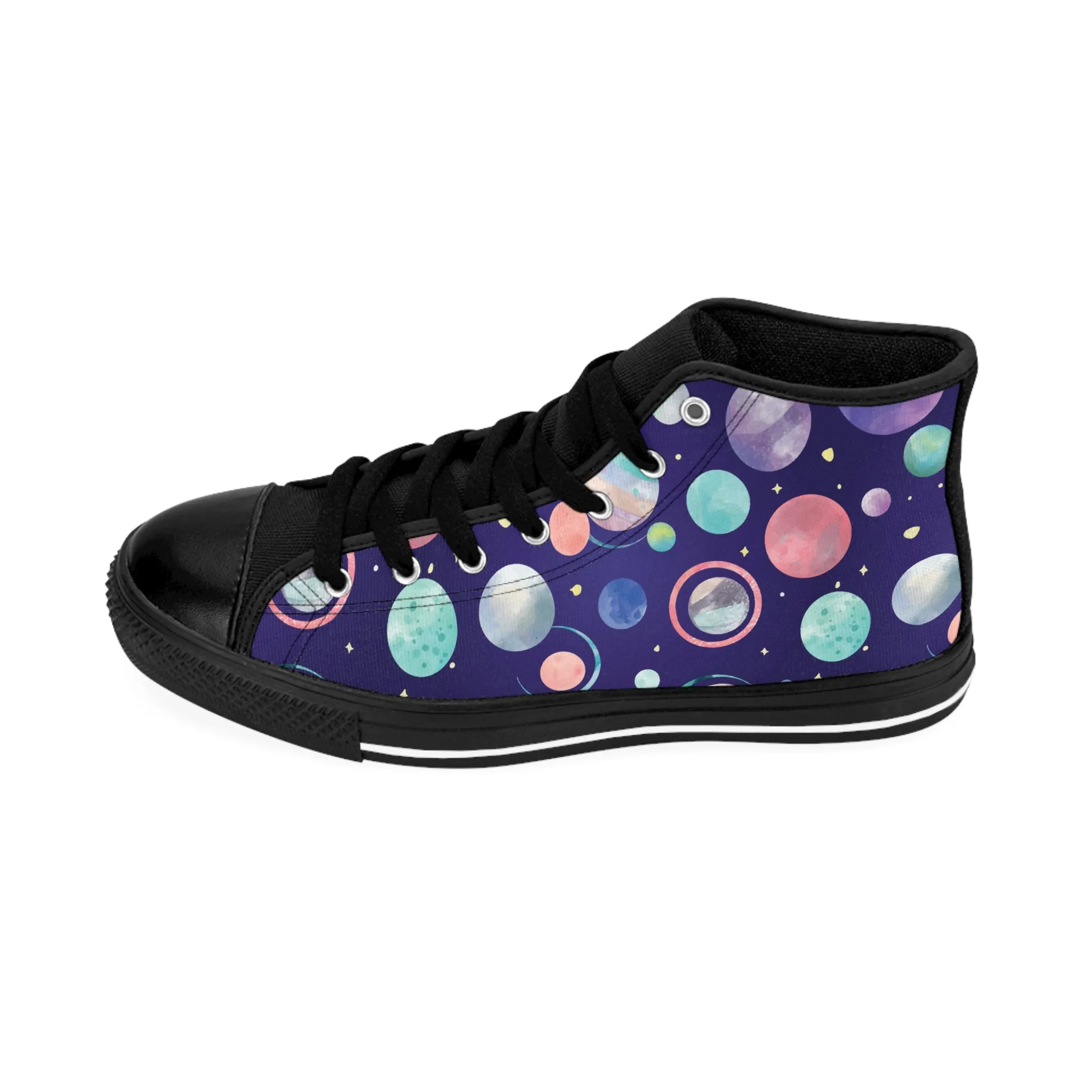 Space Planets Women's Classic Sneakers