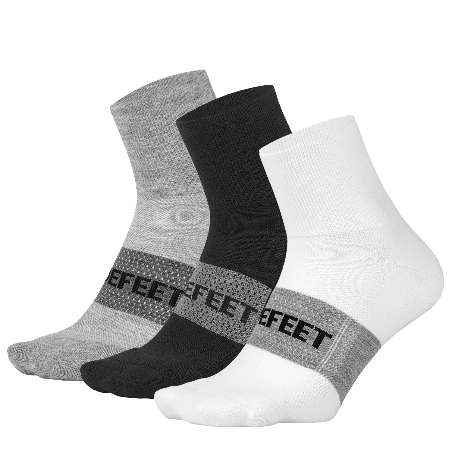 Speede Pro 3" Quarter Socks Bundle: 3 Pairs