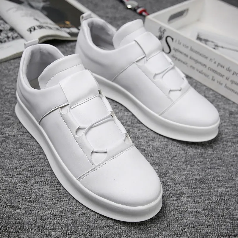 Summer Literary White Shoes Men's Shoes