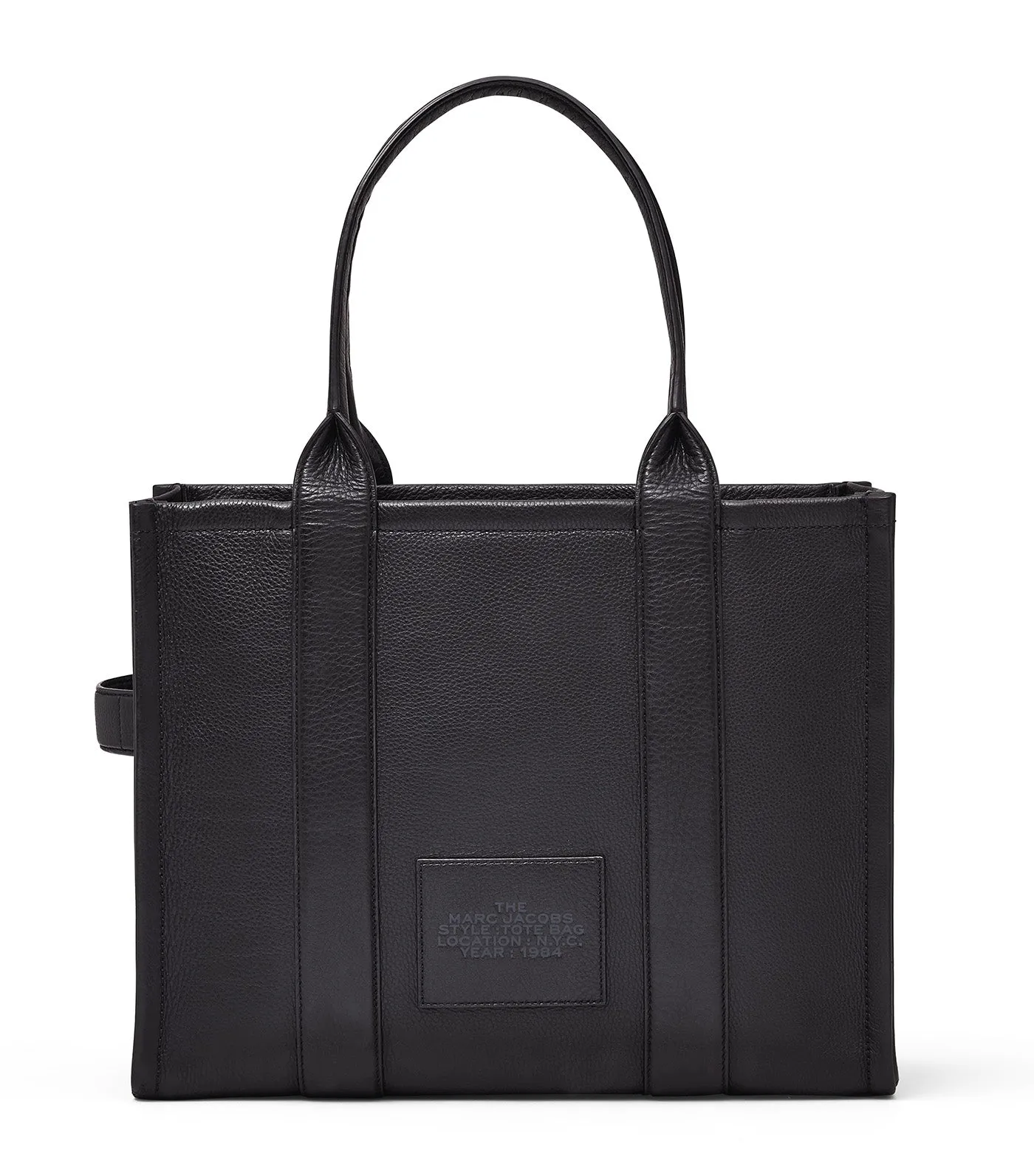 The Leather Large Tote Bag Black