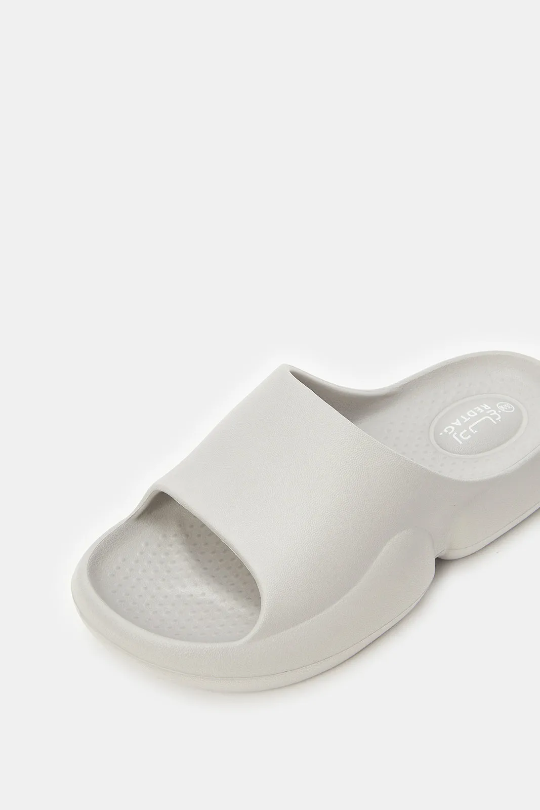 Women Grey Moulded Slide