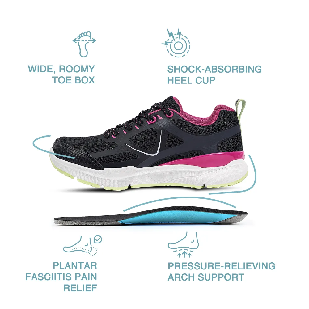 Women's Arch Support Wide Toe Box Shoes