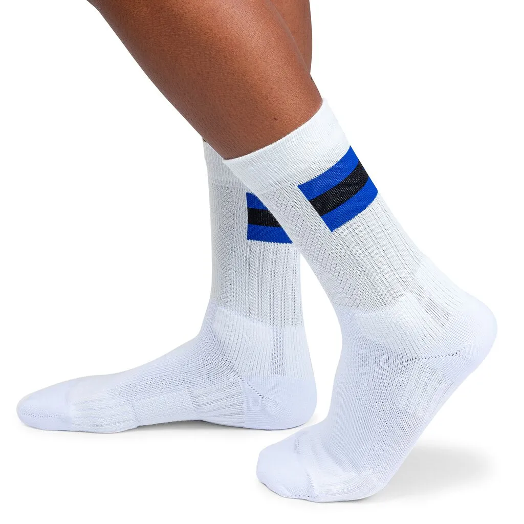 Women's On Tennis Sock Color: White | Indigo