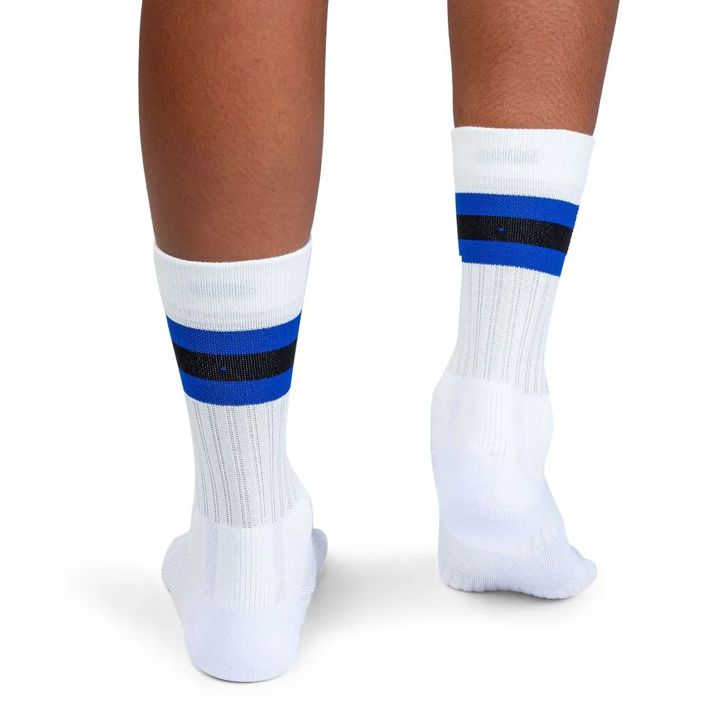 Women's On Tennis Sock Color: White | Indigo