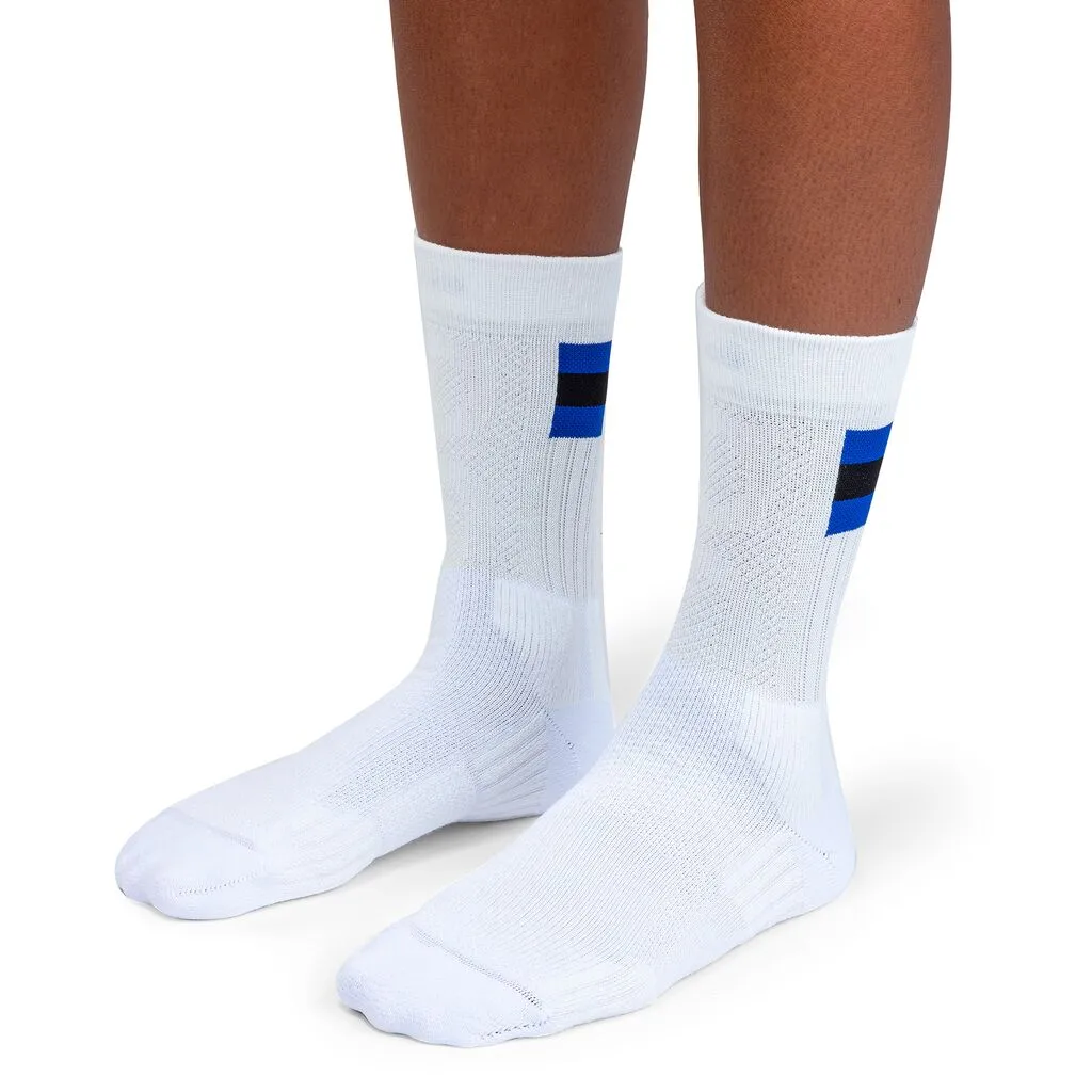 Women's On Tennis Sock Color: White | Indigo