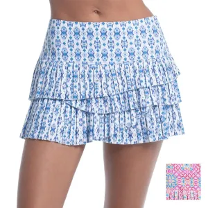 Women's Pleated Scallop Tennis Skort