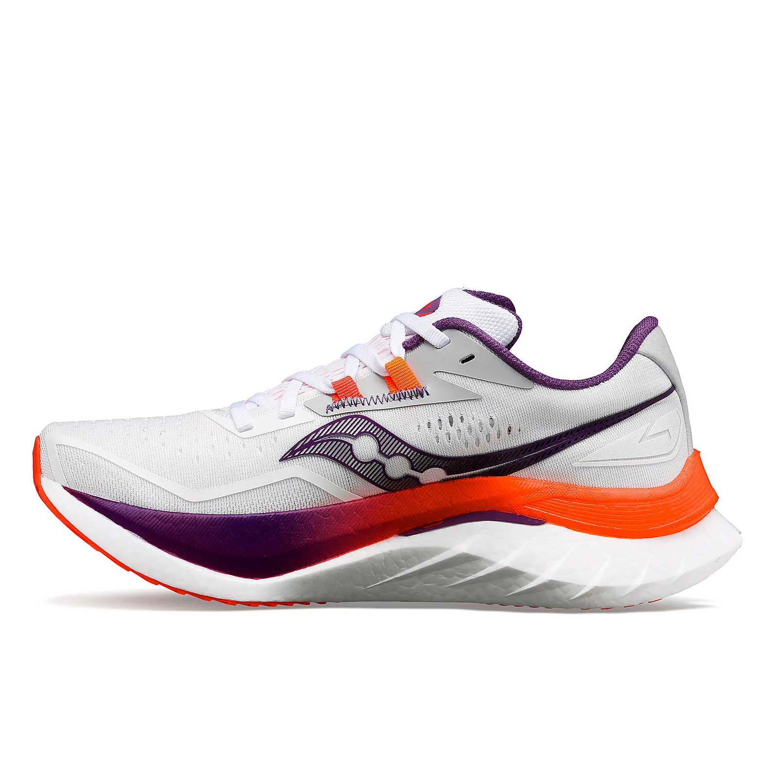 Women's Saucony Endorphin Speed 4 Running Shoe in White Violet